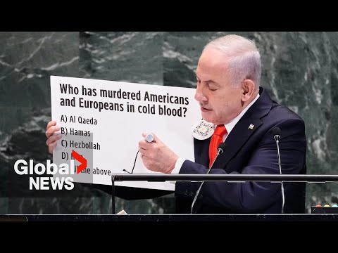 Netanyahu condemns Canada in defiant UN speech that most nations opted out of hearing