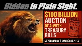 ALERT! THE GOVERNMENT INITIATES AN EMERGENCY DEBT AUCTION. (RUNNING OUT OF CASH). Mannarino