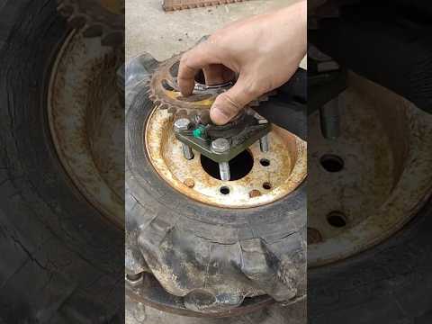 Cụm bánh sau xe địa hình tự chế