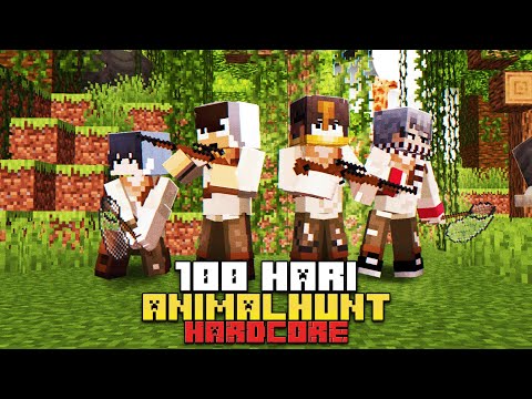 100 Hari Minecraft Hardcore Animalhunt