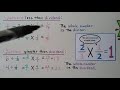 Fraction and Whole Number Division Techniques