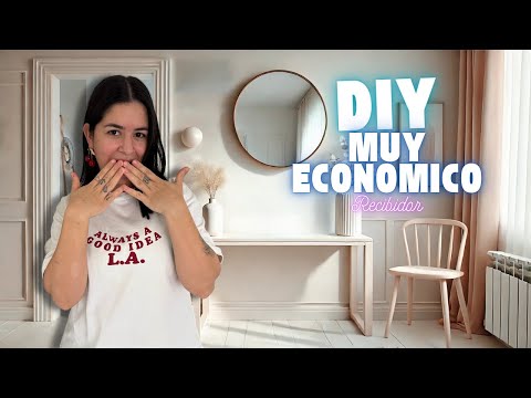 DIY: Recibidor Hermoso y Económico 🛋️🌿 ¡Hazlo en Casa!