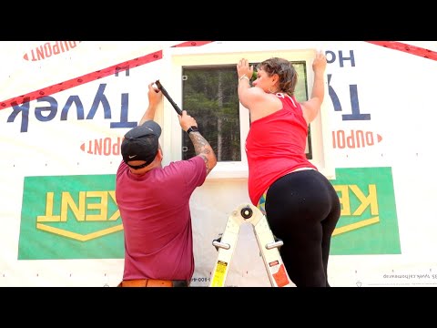 Installing Windows In Our Self Built Home In The Canadian Wilderness