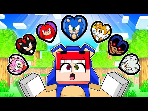 ¡Minecraft PERO hay CORAZONES de SONIC 3 ! 😱 PASO MINECRAFT LOS COMPAS Raptorgamer