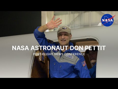 NASA Astronaut Don Pettit Post-Flight News Conference