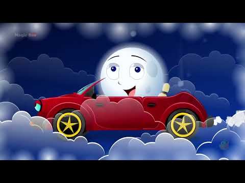 Moon Rhymes | Baby Songs Go To Sleep | Bedtime Songs for Babies to Fall Asleep  | Rhymes Time | Car