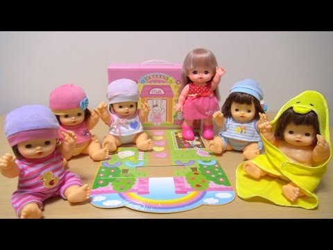 メルちゃん ようちえん 5人の園児編 Mell-Chan You&Me/Super-cute Outfits! Fun 5-Doll Baby Set