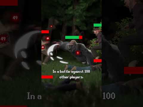 1 Gorilla VS 100 Men | WHO WOULD WIN? #animals #wildlife #tierlist #trendingshorts