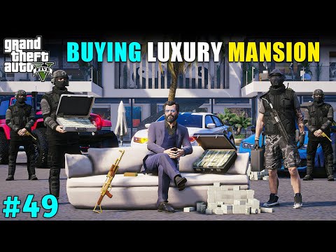 MICHAEL BUYING LUXURY MANSION IN LOS SANTOS  | GTA 5 GAMEPLAY #49 | GTA V