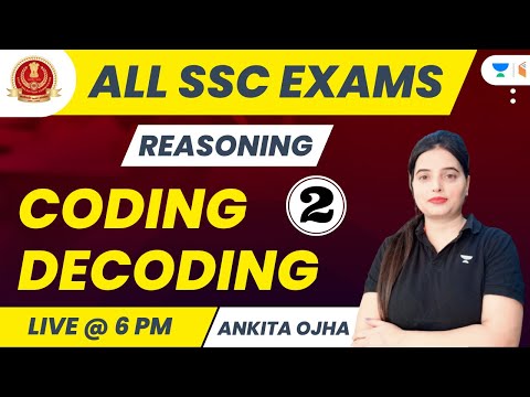 Coding Decoding | Part - 2 | Reasoning | All SSC Exams | Ankita Ojha