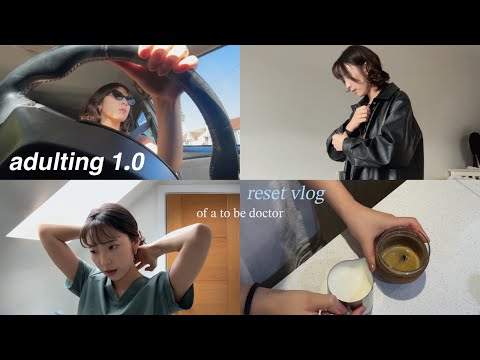 DOCTOR DIARIES adulting 1.0 | Getting back on track, selfcare, driving to my workplace | 영국의사 브이로그