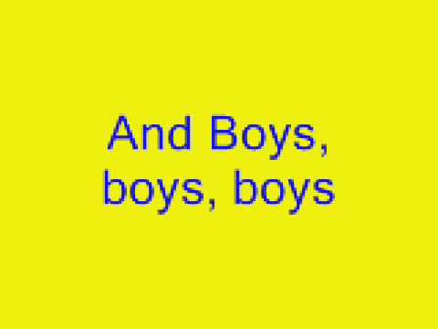 Boys Boys Boys - Lady Gaga Lyrics