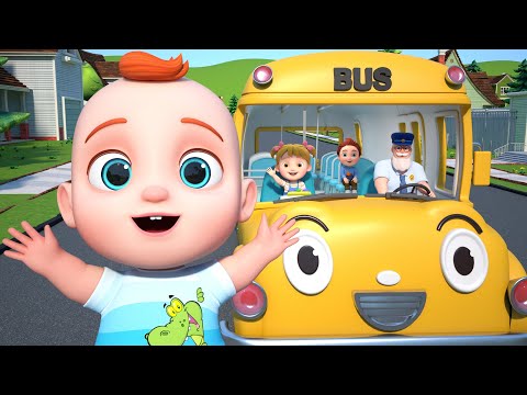 Wheel On The Bus | Boo Kids Song & Nursery Rhymes