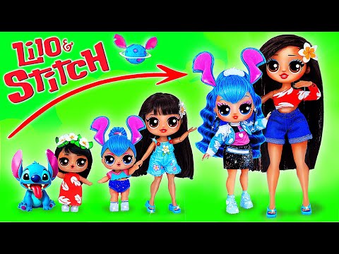 Lilo y Stitch: ¡Hermanas Creciendo! Manualidades para LOL OMG