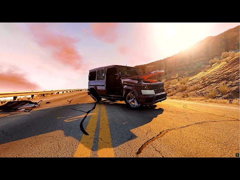 Satisfying Rollover Crashes #1 - BeamNG drive