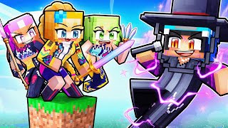 6 Friends on Saja Boys x Huntrix One Block in Minecraft!