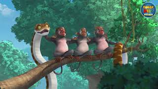JUNGLE PARTY IS FUN | Jungle Book | Mowgli Ki Kahani 📚@POWERKIDSRHYMESOFFICIAL ​