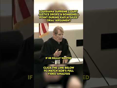 Do you agree with this Supreme Court Justice's bombshell point during Kayla Giles' oral argument?