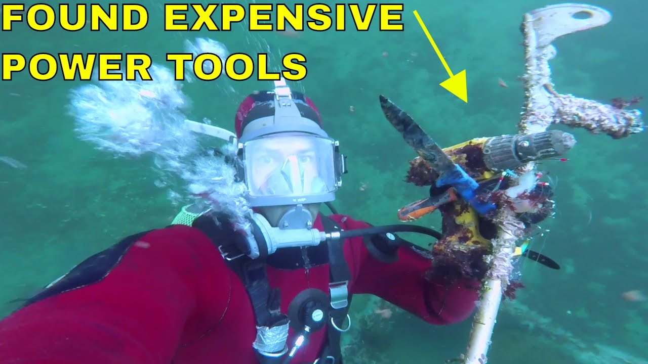 The crazy stuff people throw in the ocean, found all this in 10 minutes while diving - Christian Wedoy