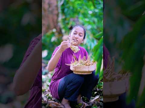 දූරියන් මල් මෙහෙම කාල තියෙද? 🌻 Durian Flower Fried #shorts