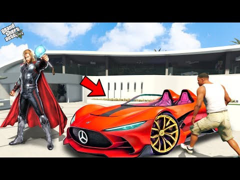 Franklin Stealing Thor's Fastest Super Car