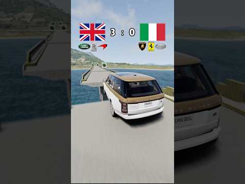British car🇬🇧🆚Italian car🇮🇹 #usa #beamngdrive #usa