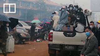 YouTube video thumbnail: Chinese State Media Highlights Crackdown on Myanmar Scam Centres