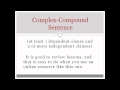 Exploring Sentence Structures: Simple, Compound, and Complex