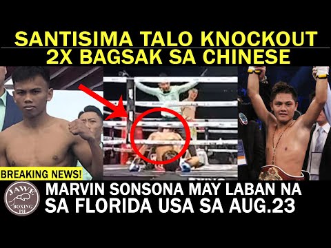BREAKING: Alex Santisima TALO KNOCKOUT sa Round 5  Kay  Wensong Liu ng China | Marvin Sonsona Laban