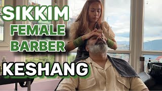 Asmr deep tissue head massage therapy by Sikkim female Masseuse KESHANG FROM SIKKIM INDIA , 🧘‍♀️ 