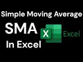 Simple Moving Average in Excel