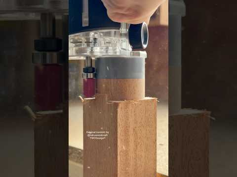 Wood + PVC Pipe = ? #shorts #woodworking #diy