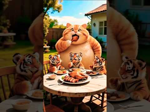 Cat Ai animated video Cat funny video #funny #pets #cat #adoptcat #mycat