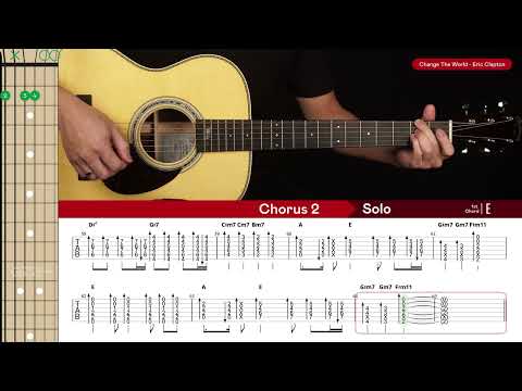 Change The World Guitar Cover Eric Clapton 🎸|Tabs + Chords|