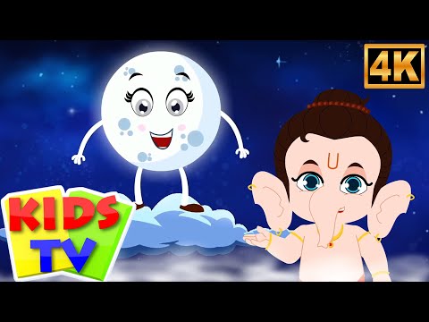 Chanda MamaTelugu Rhymes, చందా మామ,చందమామ Raave తెలుగు పద్యం, Telugu Cartoon and Kids Video