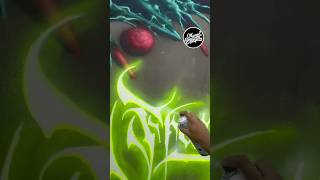 CRAZY NEON GRAFFITI STYLE 😯 #graffiti #graffitiart #shorts