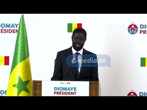 L'intégralité du discours de Bassirou Diomaye Faye, président élu du Sénégal