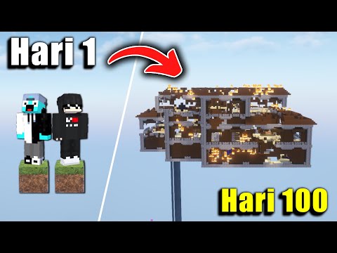 100 Hari di Minecraft Woodland Mansion Only!