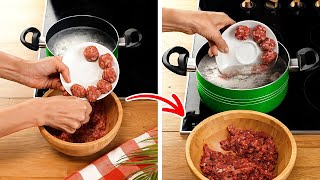 Extreme Kitchen Hacks: Slow - Motion Edible vs. Disgusting Challenge!