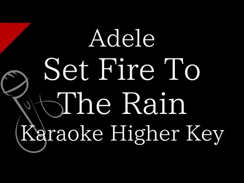 【Karaoke Instrumental】Set Fire To The Rain / Adele【Higher Key】