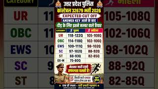up police cut off 2026 | up police expected cut off 2026 | up police cut off 2026 answer key ke baad