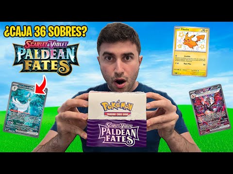 Abro Caja FALSA de Cartas Pokémon? Paldean Fates Booster Box!