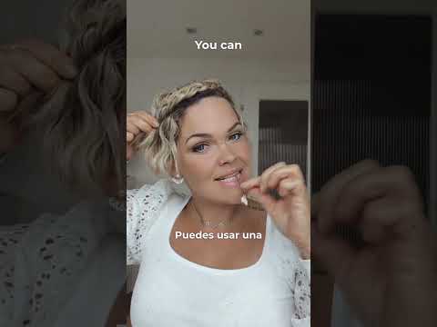 How to braid on short hair | Flechtfrisur Oktoberfest