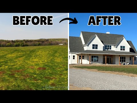 1 YEAR TIMELAPSE BUILDING OUR CUSTOM HOME