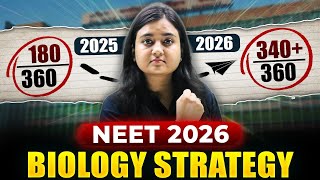 NEET 2026 : Perfect Strategy to get 340+ Marks in NEET Biology 🔥| NEET 2026 Dropper Roadmap | eSaral