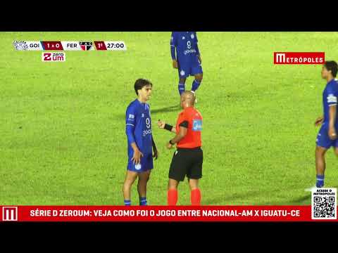 Goiatuba-GO 3 x 0 Ferroviário-CE