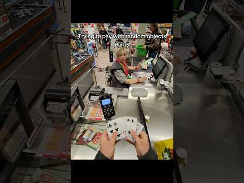 Cashier folded faster than our payment method 😭🃏 #rizz #huzz #humour #prank #skibidi #explore