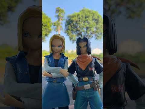 Android 17 & Android 18 Want Lollipop From Aboy🍭🍭🍭 #dragonball #funnyvideo