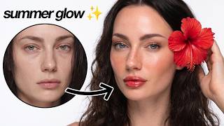How to Do Glowy Summer Makeup | Bronzed, Natural & Heat-Proof