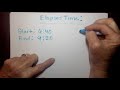 Elapsed Time Problem Solving Methods